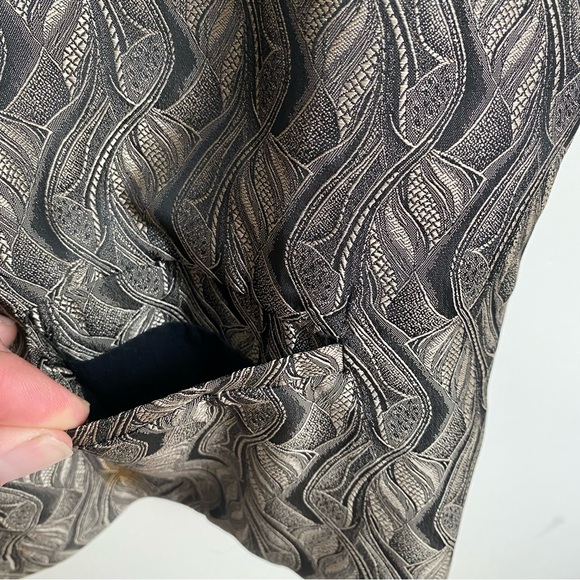 Oleg Cassini Vintage Abstract Waistcoat Vest - Picture 4 of 16